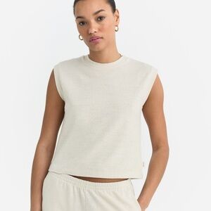 MATE the Label Regenerative Hemp Muscle Tank in Cloud Size Small